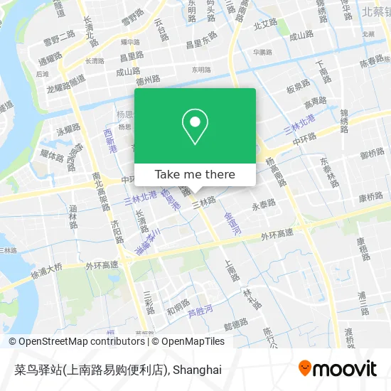 菜鸟驿站(上南路易购便利店) map