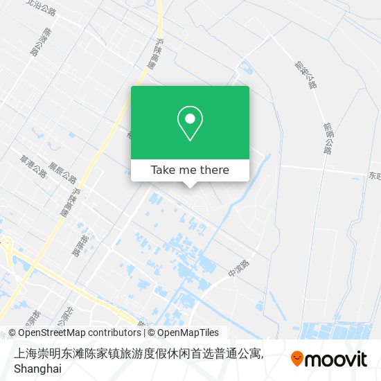 上海崇明东滩陈家镇旅游度假休闲首选普通公寓 map