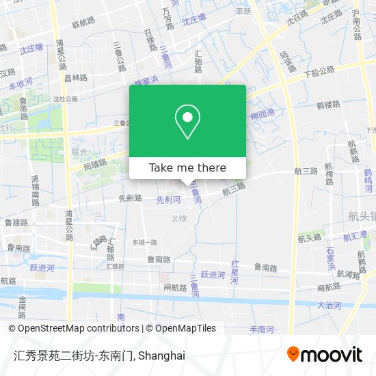 汇秀景苑二街坊-东南门 map