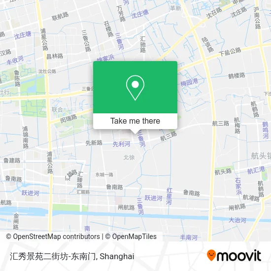 汇秀景苑二街坊-东南门 map