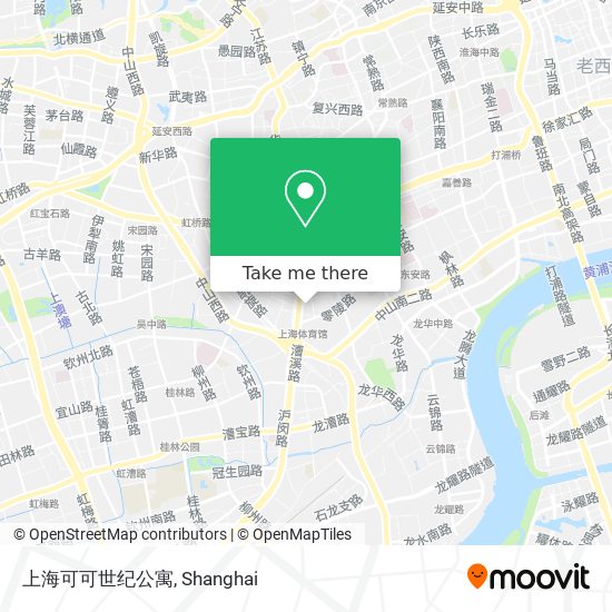 上海可可世纪公寓 map
