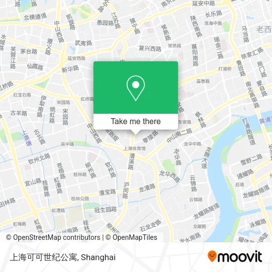 上海可可世纪公寓 map