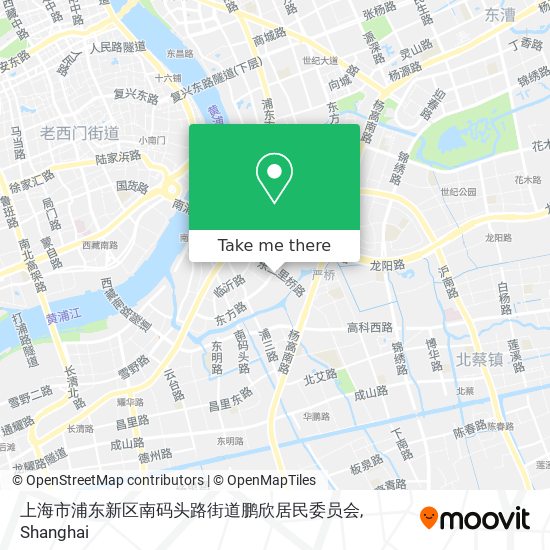 上海市浦东新区南码头路街道鹏欣居民委员会 map