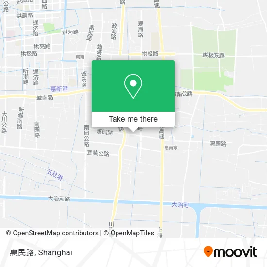 惠民路 map