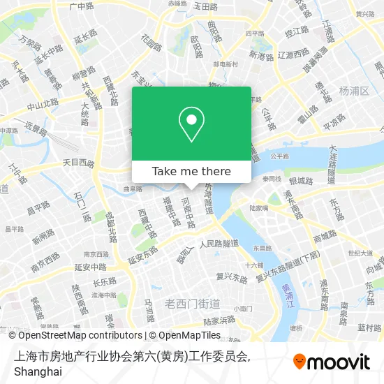 上海市房地产行业协会第六(黄房)工作委员会 map