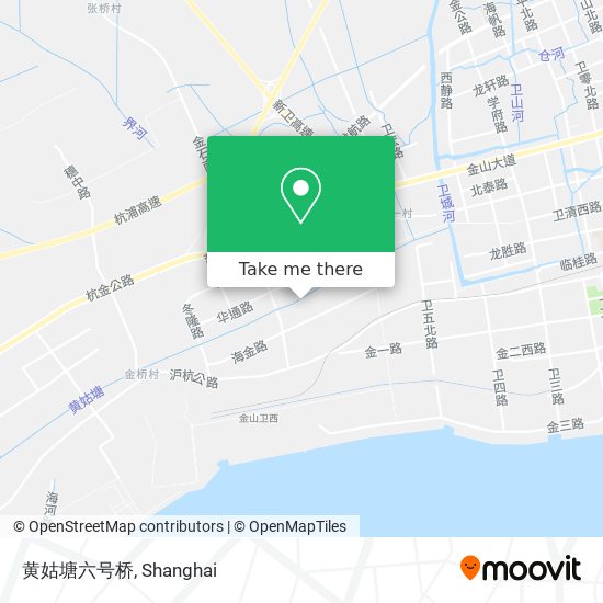 黄姑塘六号桥 map