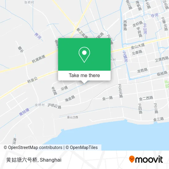 黄姑塘六号桥 map