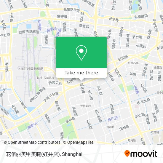 花佰丽美甲美睫(虹井店) map