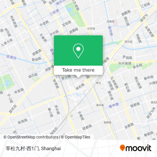莘松九村-西1门 map