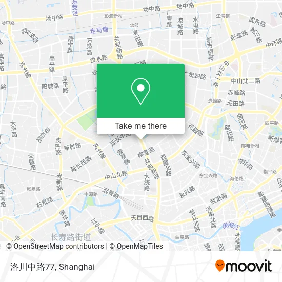洛川中路77 map