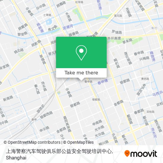 上海警察汽车驾驶俱乐部公益安全驾驶培训中心 map