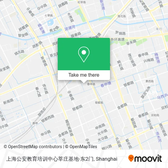 上海公安教育培训中心莘庄基地-东2门 map