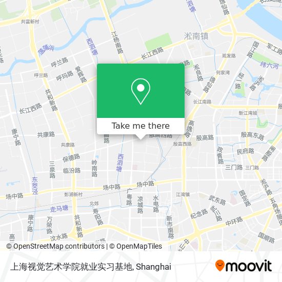 上海视觉艺术学院就业实习基地 map