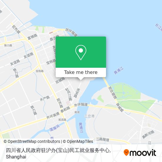 四川省人民政府驻沪办(宝山)民工就业服务中心 map