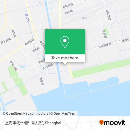 上海奉贤华府1号别墅 map