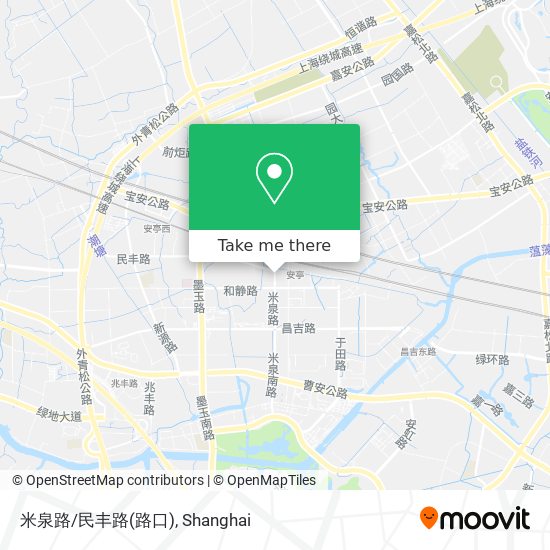 米泉路/民丰路(路口) map
