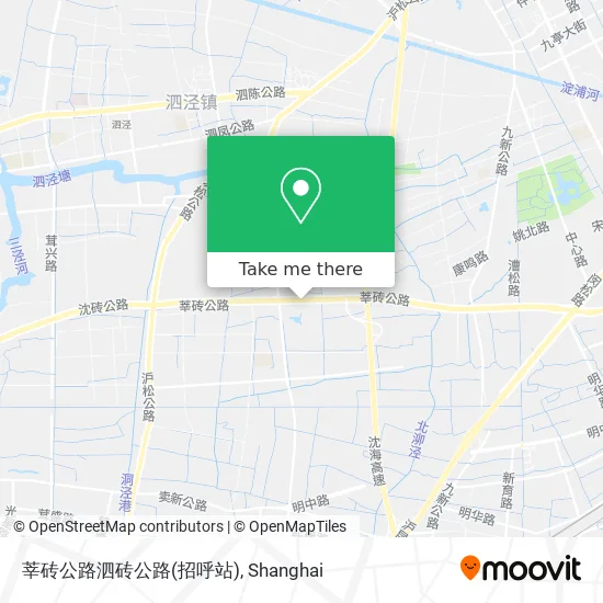 莘砖公路泗砖公路(招呼站) map