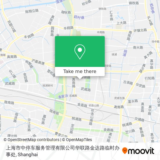 上海市中停车服务管理有限公司华联路金达路临时办事处 map