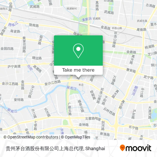 贵州茅台酒股份有限公司上海总代理 map