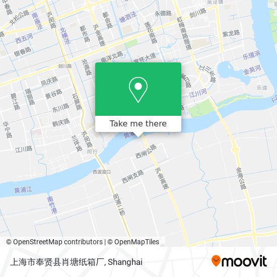 上海市奉贤县肖塘纸箱厂 map