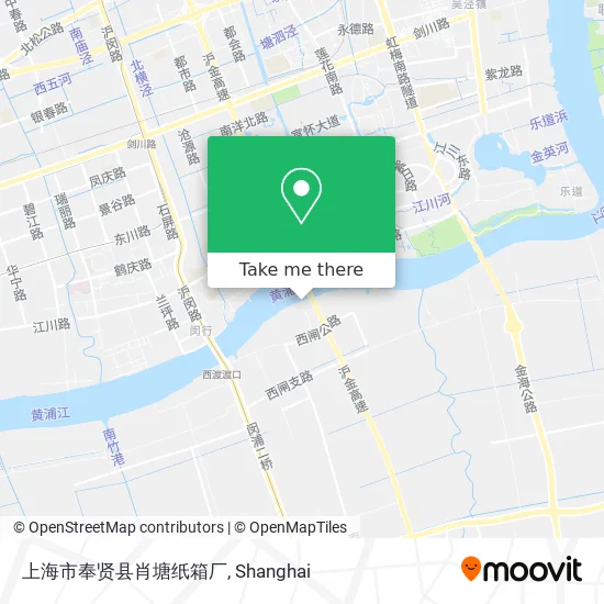 上海市奉贤县肖塘纸箱厂 map