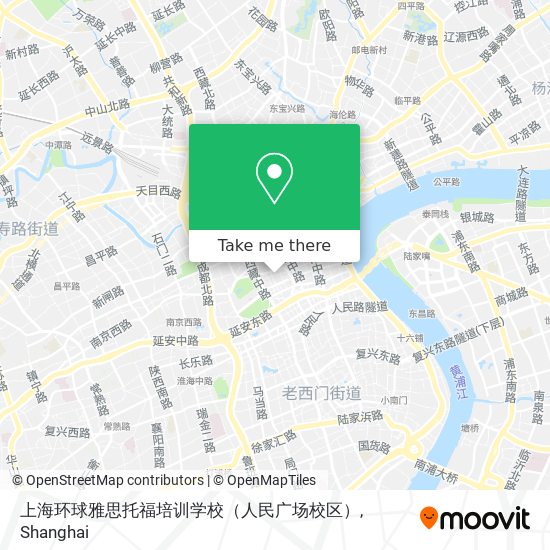 上海环球雅思托福培训学校（人民广场校区） map