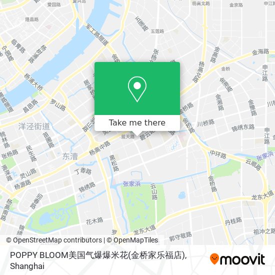 POPPY BLOOM美国气爆爆米花(金桥家乐福店) map