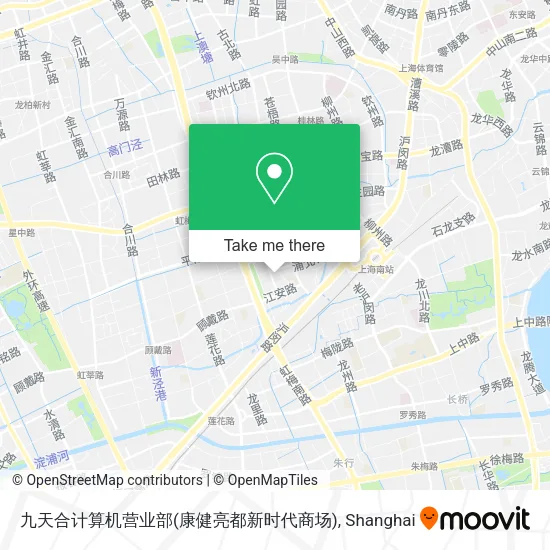 九天合计算机营业部(康健亮都新时代商场) map