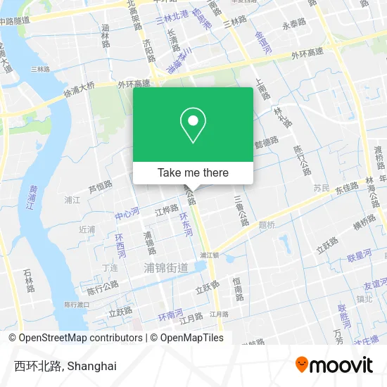 西环北路 map