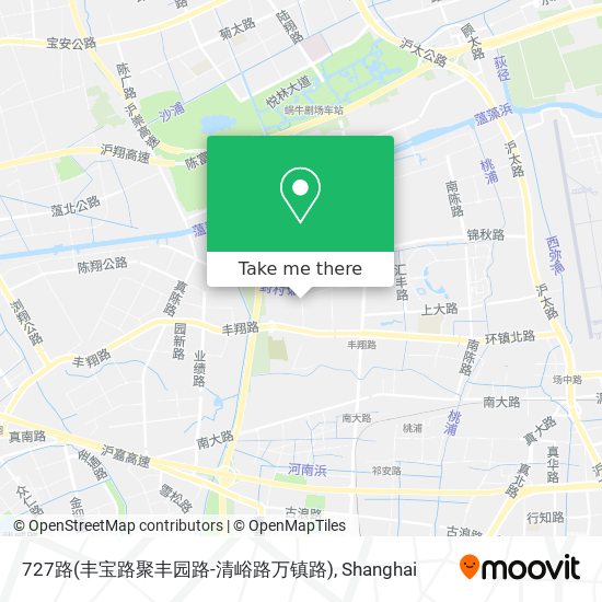 727路(丰宝路聚丰园路-清峪路万镇路) map