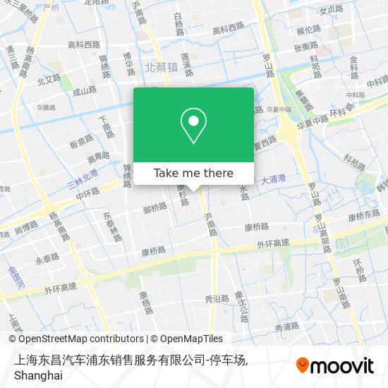 上海东昌汽车浦东销售服务有限公司-停车场 map