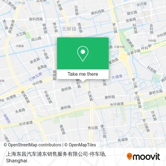上海东昌汽车浦东销售服务有限公司-停车场 map