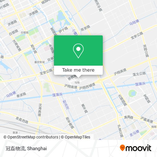 冠磊物流 map