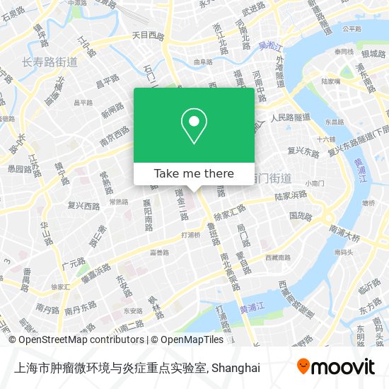 上海市肿瘤微环境与炎症重点实验室 map