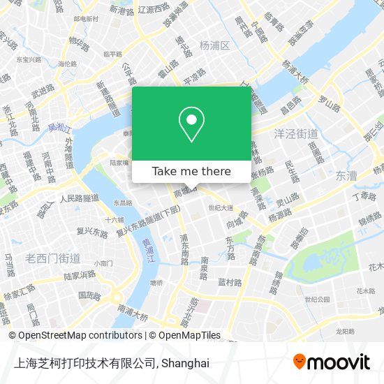 上海芝柯打印技术有限公司 map
