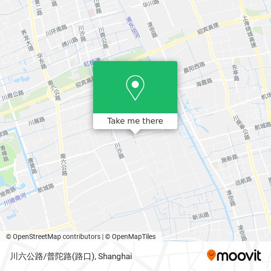 川六公路/普陀路(路口) map