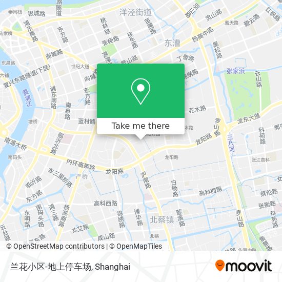 兰花小区-地上停车场 map
