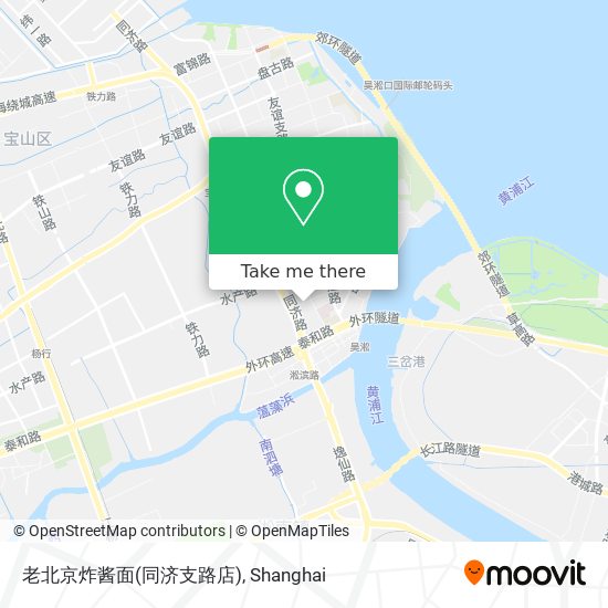 老北京炸酱面(同济支路店) map