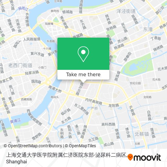 上海交通大学医学院附属仁济医院东部-泌尿科二病区 map