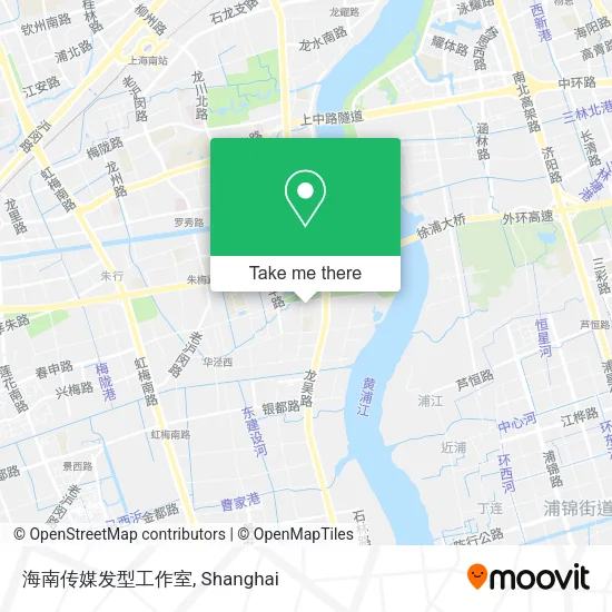 海南传媒发型工作室 map