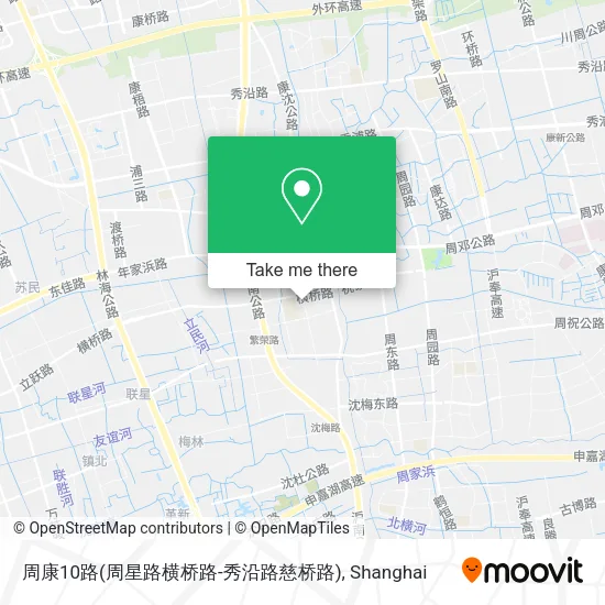 周康10路(周星路横桥路-秀沿路慈桥路) map