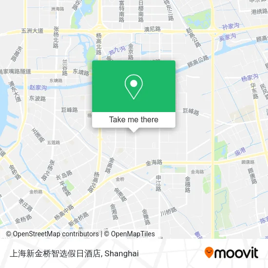 上海新金桥智选假日酒店 map