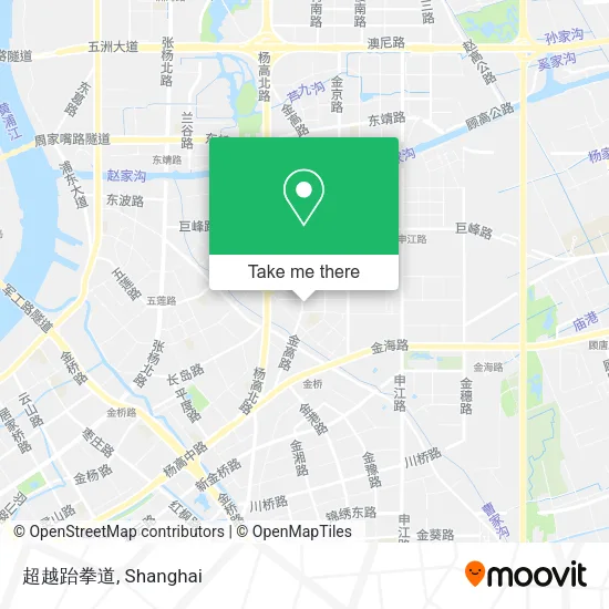 超越跆拳道 map