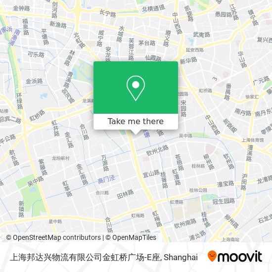 上海邦达兴物流有限公司金虹桥广场-E座 map