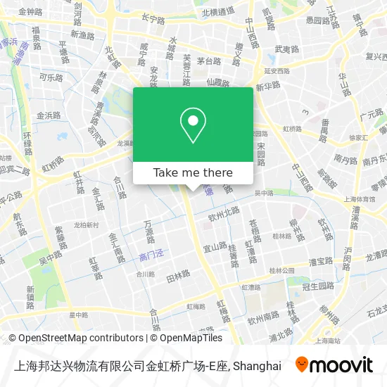 上海邦达兴物流有限公司金虹桥广场-E座 map