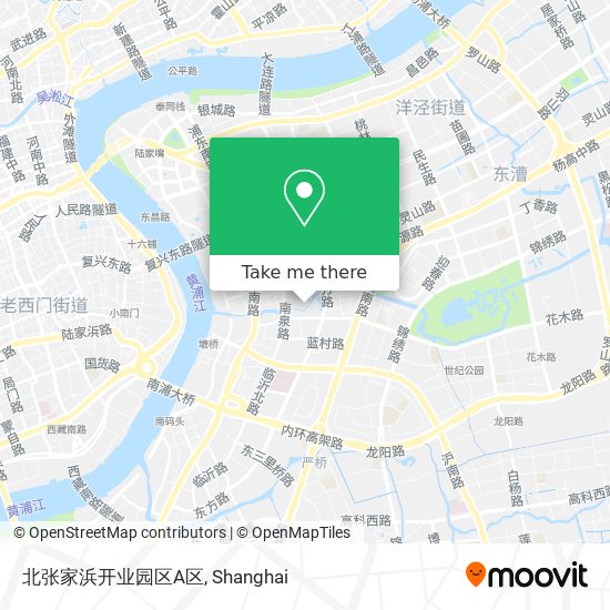 北张家浜开业园区A区 map