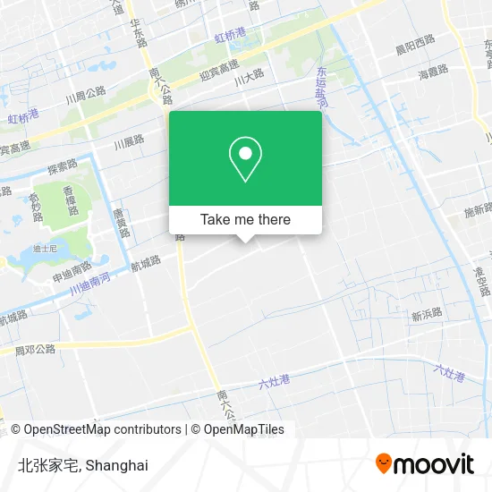 北张家宅 map