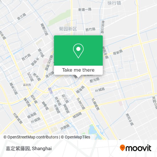 嘉定紫藤园 map