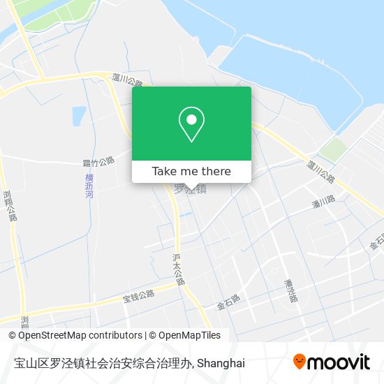 宝山区罗泾镇社会治安综合治理办 map