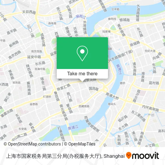 上海市国家税务局第三分局(办税服务大厅) map